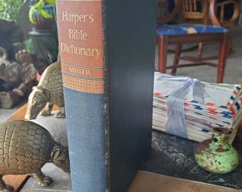 Harper's Bible Dictionary - Madeleine S. Miller et J. Lane Miller - livre vintage - 1959