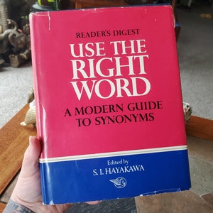 Use The Right Word, A Modern Guide to Synonyms Reader's Digest Vintage Book 1968/1979 image 10