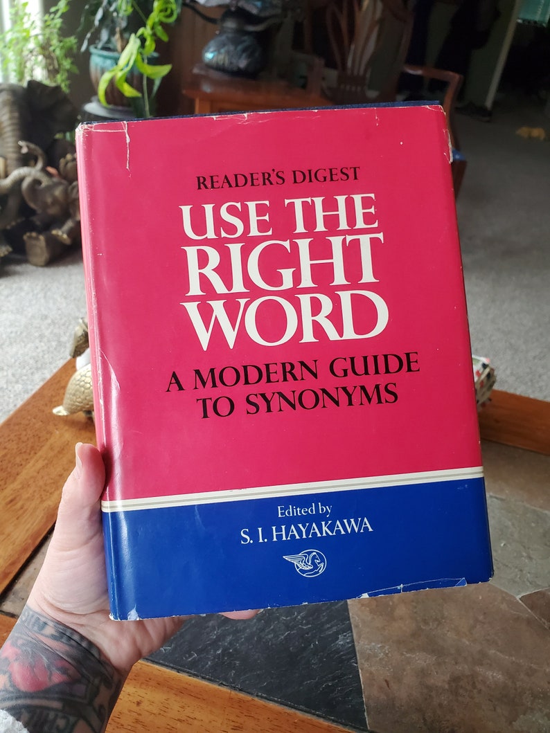 Use The Right Word, A Modern Guide to Synonyms Reader's Digest Vintage Book 1968/1979 image 10