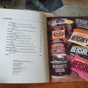 Hershey's Cookies, Bars, and Brownies Ideals Vintage Cookbook 1983 Chocolate Cocoa image 6