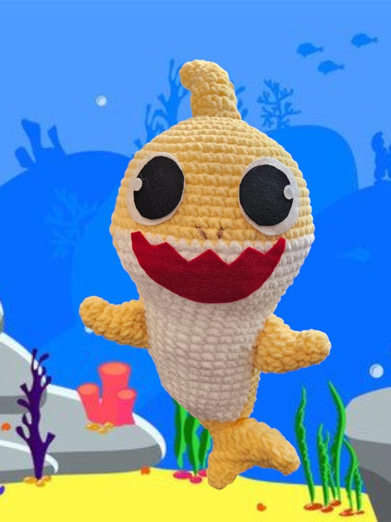 Shark Baby Plush Birthday Gift Baby Shark, Mama Shark, Dad Shark