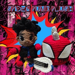 Spider Punk/ Personalized Plush