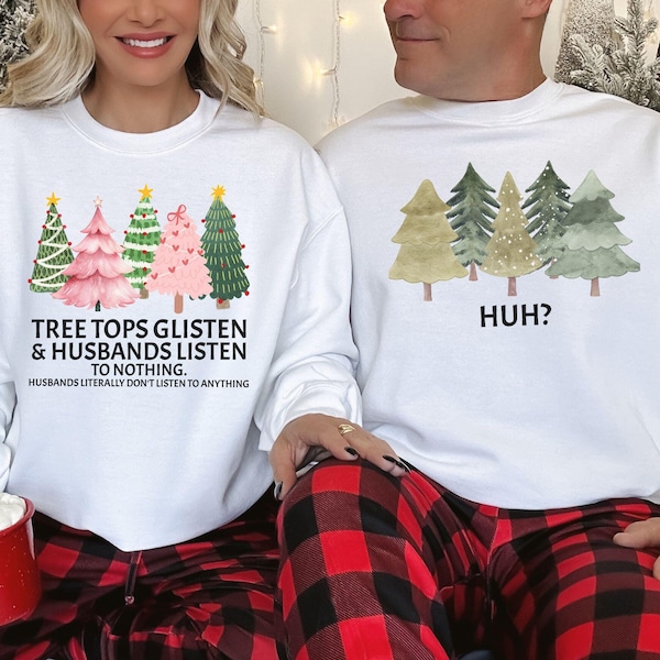 Funny Couples Ugly Sweater Couples Christmas Sweaters Funny Christmas Couples Sweatshirt Funny Couple Christmas Matching Shirts Holiday