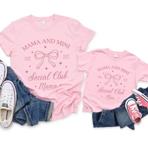 Mama and Mini Shirt Set Mama Mini Shirt Mommy and Daughter Matching Set Mother’s Day Gift Toddler Tee New Mom TShirt Baby Gift Mini Mama Tee