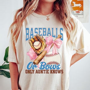 Baseball or Bow Gender Reveal Shirt Baseball Gender Reveal Balls or Bows Only I Know Keeper of the Gender Auntie Gender Keeper Reveal Ideas