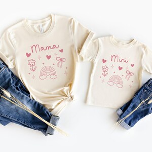 Mama and Mini Shirt Set Mama Mini Shirt Mommy and Daughter Matching Set Mother’s Day Gift Toddler Tee New Mom TShirt Baby Gift Mini Mama Tee