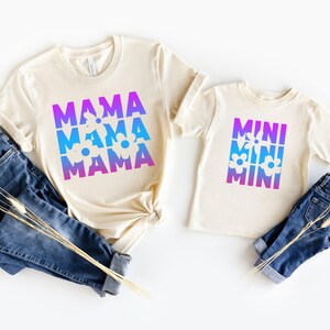 Mama and Mini Shirt Set Mama Mini Shirt Mommy and Daughter Matching Set Mother’s Day Gift Toddler Tee New Mom TShirt Baby Gift Mini Mama Tee