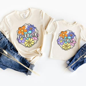 Mama and Mini Shirt Set Mama Mini Shirt Mommy and Daughter Matching Set Mother’s Day Gift Toddler Tee New Mom TShirt Baby Gift Mini Mama Tee