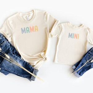 Mama and Mini Shirt Set Mama Mini Shirt Mommy and Daughter Matching Set Mother’s Day Gift Toddler Tee New Mom TShirt Baby Gift Mini Mama Tee