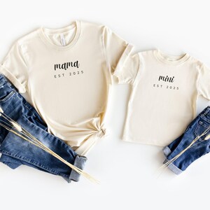 Mama and Mini Shirt Set Mama Mini Shirt Mommy and Daughter Matching Set Mother’s Day Gift Toddler Tee New Mom TShirt Baby Gift Mini Mama Tee