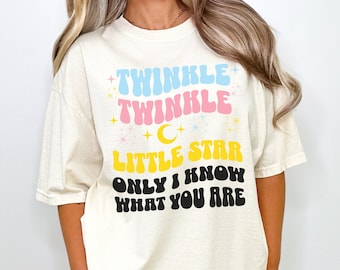 Twinkle Twinkle Gender Reveal Tshirts Keeper Of The Gender Reveal Idea Twinkle Twinkle Little Star Baby Shower Auntie Gender Reveal Shirt