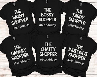 Black Friday Squad Shopping Team Christmas Matching Family T-Shirt Black Friday Squad Shopping Team Christmas Matching Family T-Shirt