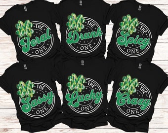 Matching St. Patrick's Day Shirts, Custom Shamrock Drinking Shirts, Pub Crawl Team, Funny St Pattys Family Group TShirts, St Paddys Party