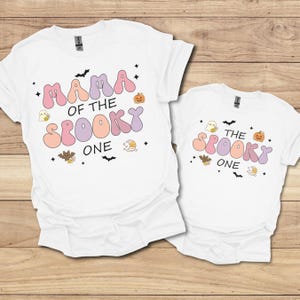Custom Halloween Birthday Shirt Halloween 1st Birthday Shirt Personalized 1st Birthday Halloween Spooky One Matching Family Shirts Dad Mom