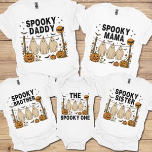 Custom Halloween Birthday Shirt Halloween 1st Birthday Shirt Personalized 1st Birthday Halloween Spooky One Matching Family Shirts Dad Mom