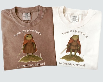 Funny Grandma Grandpa Shirt Grandparents Matching Shirts Gift for New Grandma Grandpa Personalized Baby Announcement Tees Custom Pregnancy