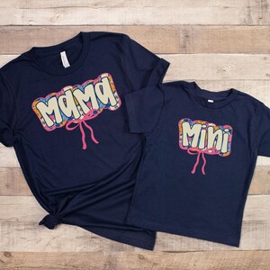 Mama and Mini Shirt Set Mama Mini Shirt Mommy and Daughter Matching Set Mother’s Day Gift Toddler Tee New Mom TShirt Baby Gift Mini Mama Tee