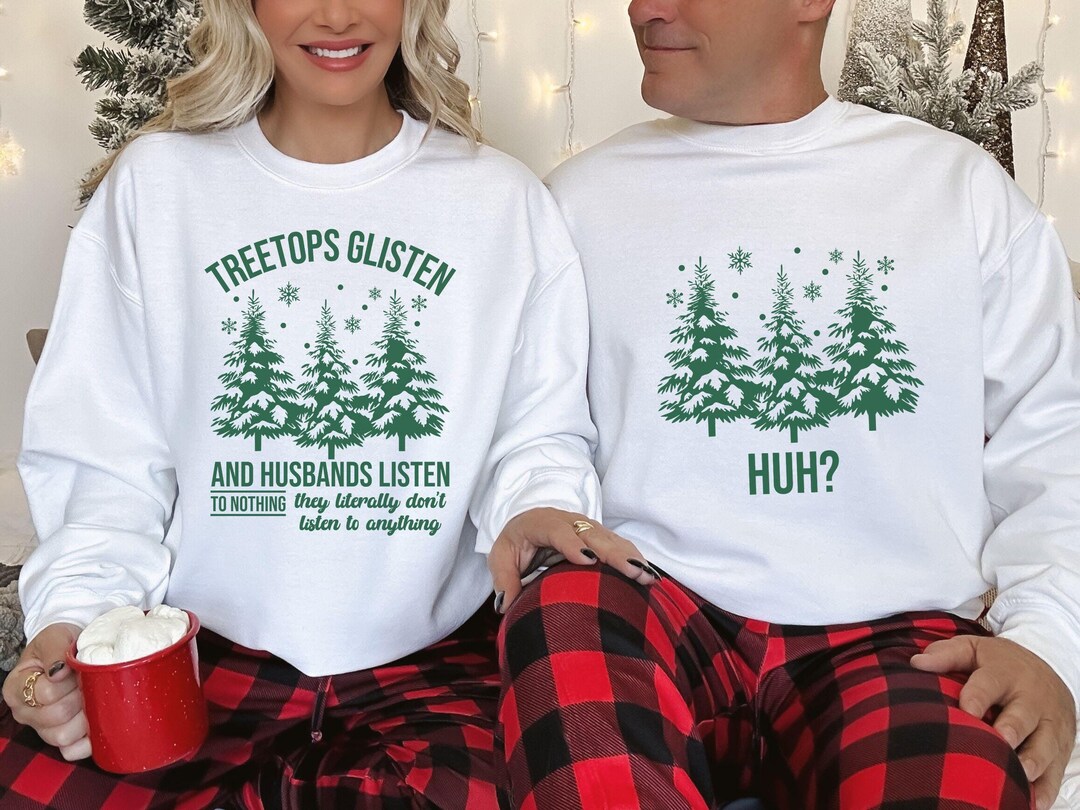 Funny Christmas sweater couple loose jacquard sweater