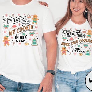 Couples Christmas Pregnancy Announcement Shirts Mommy Daddy Shirts Pregnancy Reveal Shirts Holiday Pregnancy Announcement Winter Pregnancy