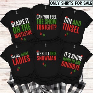 Funny Family Christmas Pajamas Family Christmas PJs Christmas Song Pun Matching Family Christmas Pajamas Family Christmas Shirts Group S0038 image 4