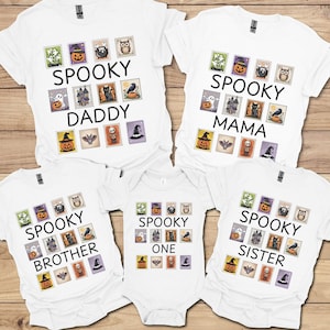 Custom Halloween Birthday Shirt Halloween 1st Birthday Shirt Personalized 1st Birthday Halloween Spooky One Matching Family Shirts Dad Mom