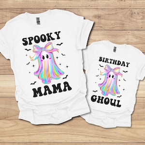 Custom Halloween Birthday Shirt Halloween 1st Birthday Shirt Personalized 1st Birthday Halloween Spooky One Matching Family Shirts Dad Mom