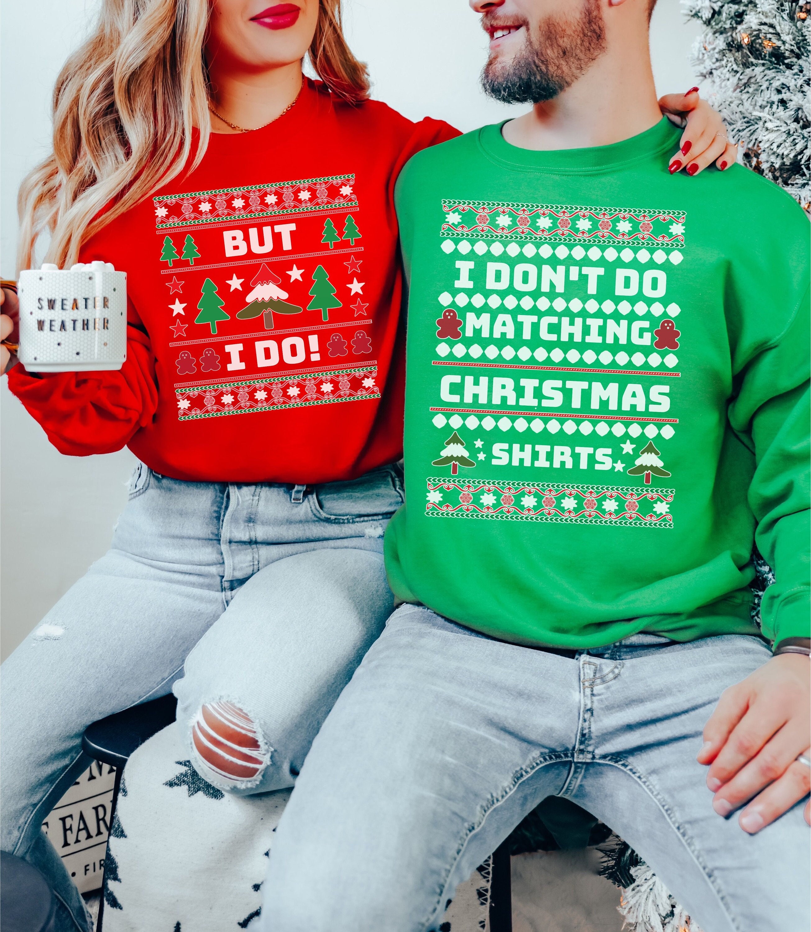 Christmas Sweatshirts - Etsy
