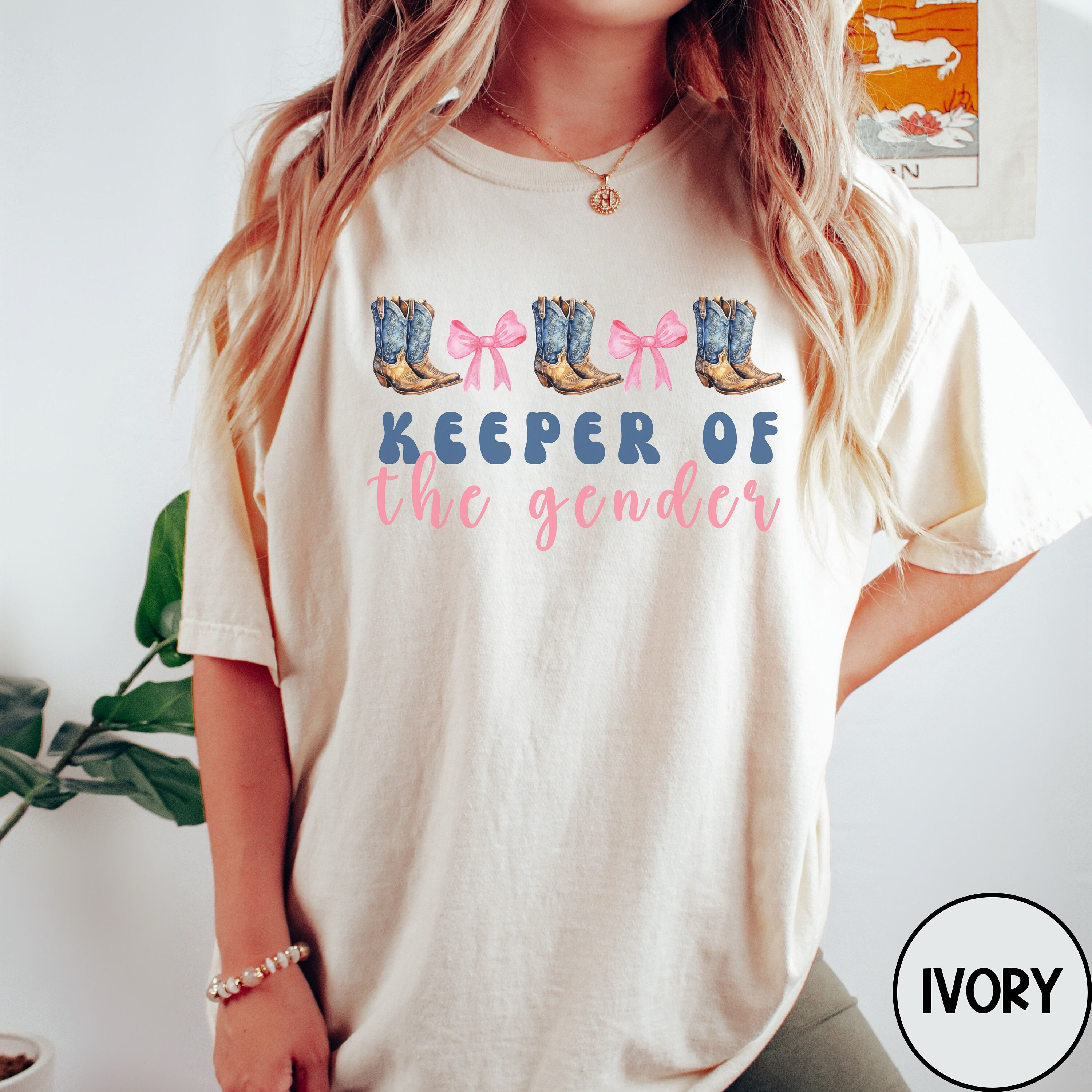 Keeper Of The Gender Shirt Boots Or Bows Gender Reveal Gender Keeper Shirt Boots Or Bow Shirt Rodeo Baby Shower Gender Reveal Ideas
