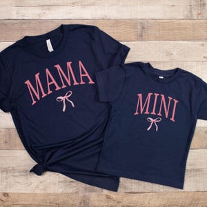 Mama and Mini Shirt Set Mama Mini Shirt Mommy and Daughter Matching Set Mother’s Day Gift Toddler Tee New Mom TShirt Baby Gift Mini Mama Tee