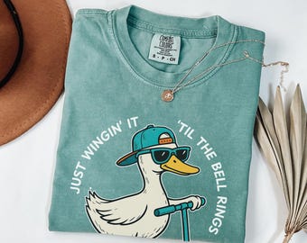 Comfort Colors Last Day of School Goose Shirt for Teachers End of School Teacher Team T-Shirt Teacher Summer Shirts Teacher End of Year Gift