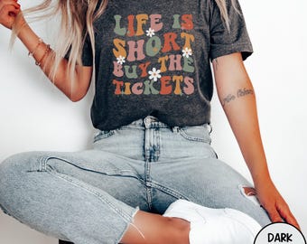 Life is Short Buy the Tickets Shirt Concert Lover TShirt Music Teacher Shirt Concert Outfit Band Merch Band Shirt Concert Ticket T Shirt