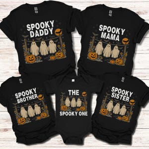 Custom Halloween Birthday Shirt Halloween 1st Birthday Shirt Personalized 1st Birthday Halloween Spooky One Matching Family Shirts Dad Mom