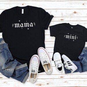 Mama and Mini Shirt Set Mama Mini Shirt Mommy and Daughter Matching Set Mother’s Day Gift Toddler Tee New Mom TShirt Baby Gift Mini Mama Tee
