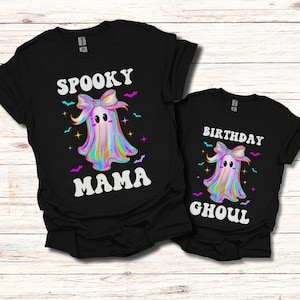 Custom Halloween Birthday Shirt Halloween 1st Birthday Shirt Personalized 1st Birthday Halloween Spooky One Matching Family Shirts Dad Mom