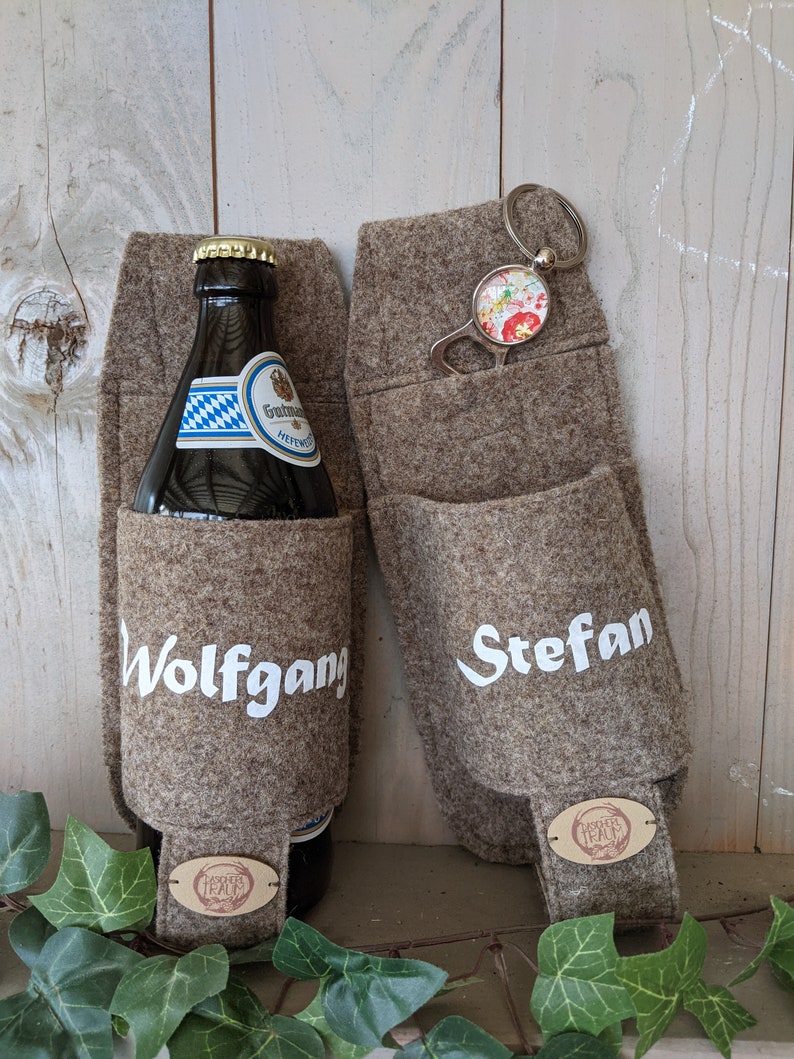 Bierhalter, Bier, Bierhaltertasche, Flaschenhalter,Getränkehalter, Volksfest, Oktoberfest, Open Air, Vatertag, Grillpartys Bild 7