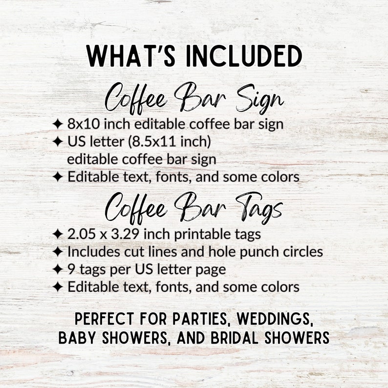 Peach Fuzz Printable Coffee Bar Sign With Tags Editable Coffee Bar Sign Peach Fuzz Printable Coffee Bar Sign With Tags Editable Coffee Bar Sign