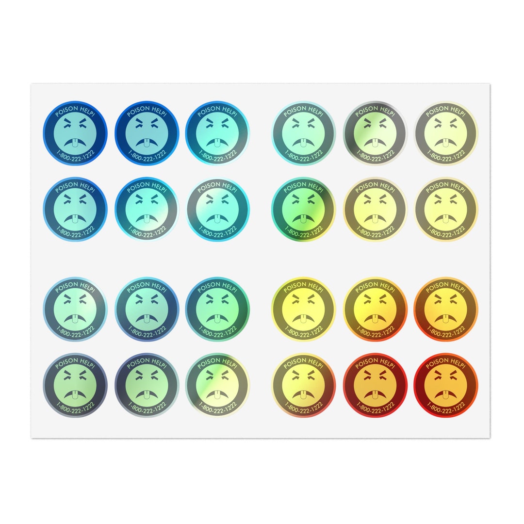 Mr. Yuk Sticker Sheet Bundle, 10pcs - Etsy