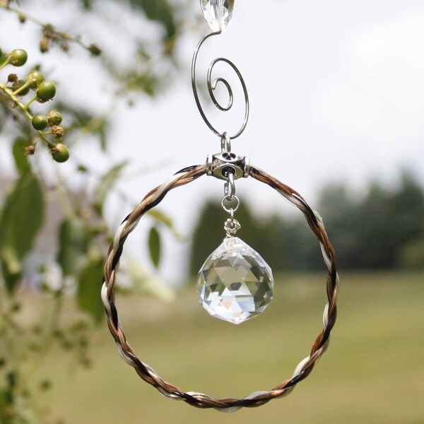 Horsehair suncatcher