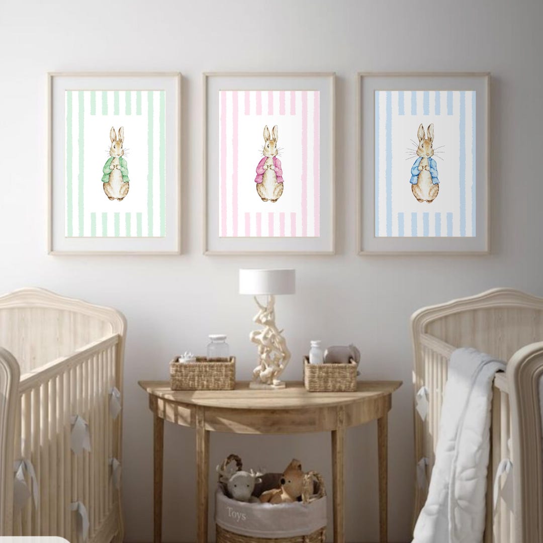 Peter Rabbit Drawings Spring Spring Nursery, Peter Rabbit Watercolor Prints, Downloadable Prints ...