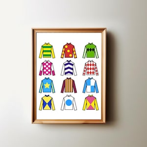 Kentucky Derby Jockey Silks Art