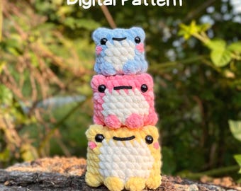 Pocket Frog 3-in-1 Crochet Pattern