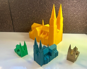 Regensburg Cathedral Miniature – 3D Printed Model | Decoration & Souvenir from Regensburg