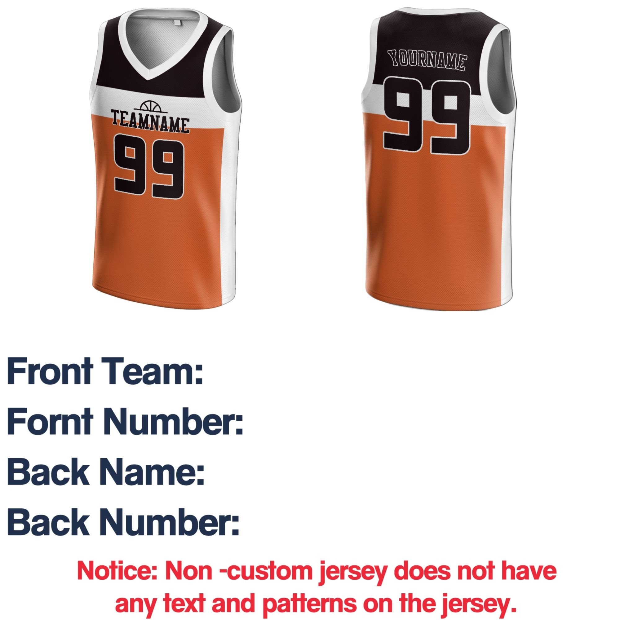 Custom Basketball Shirts Custom Team Numbers DIY Jerseys Etsy