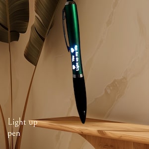 Licht Schreibstift: Personalisierter LED gravierter Stift