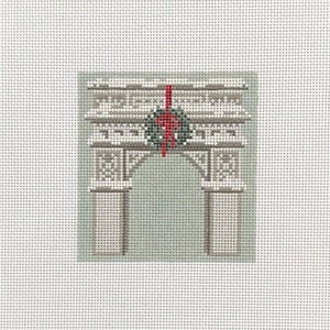 Washington Square Park Arch Needlepoint Canvas - Holiday Collection