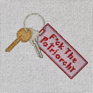 All Too Well Keys Needlepoint Canvas