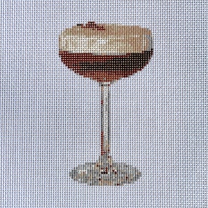 Espresso Martini Needlepoint Canvas