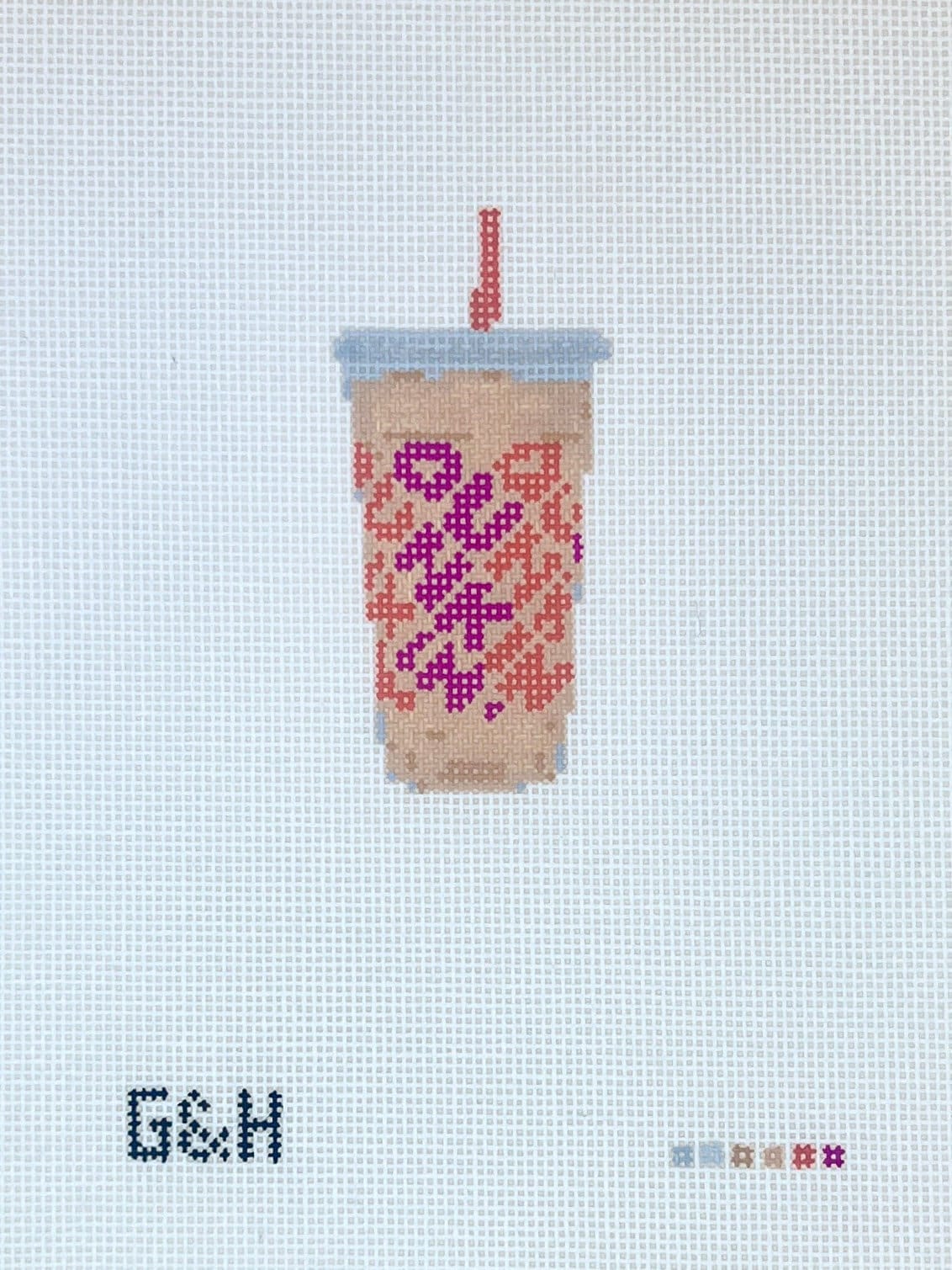 Dunkin' Donuts Needlepoint Canvas - Etsy