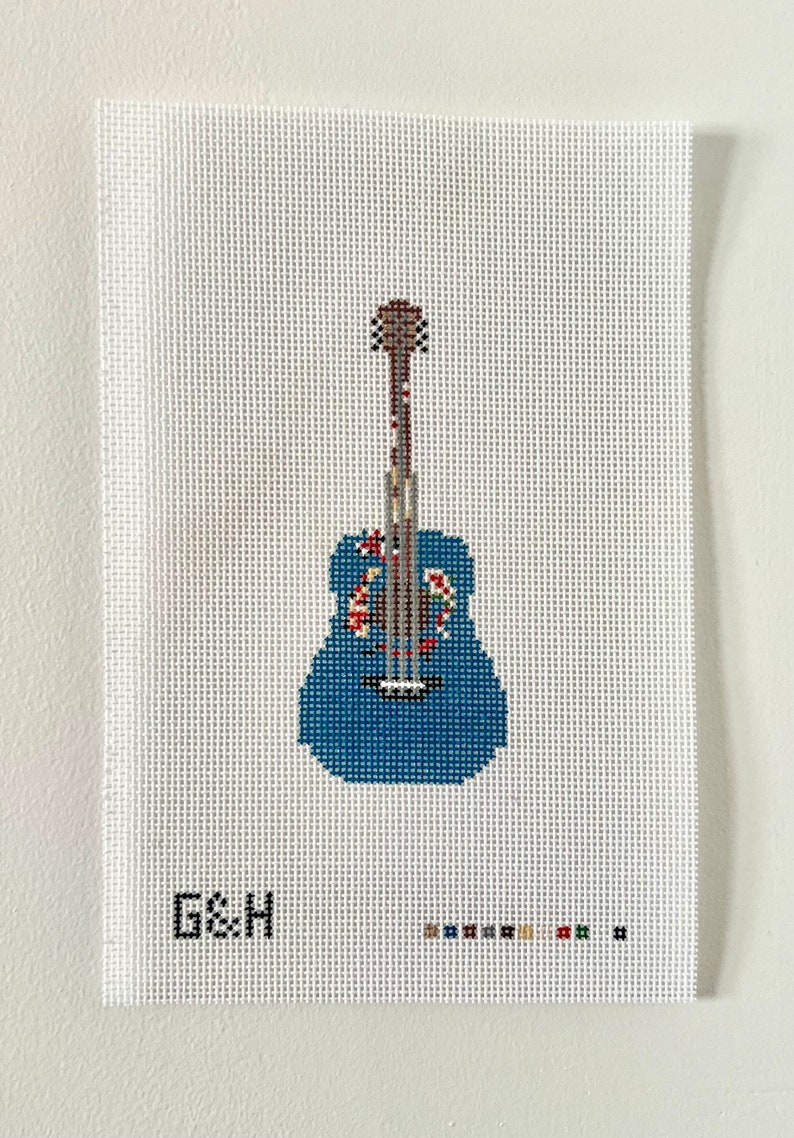 Koi Fish Guitar taylor Swift Needlepoint Canvas - Etsy