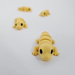 Jouet articulé léopard gecko, impression 3D, conçu par ZOU3D